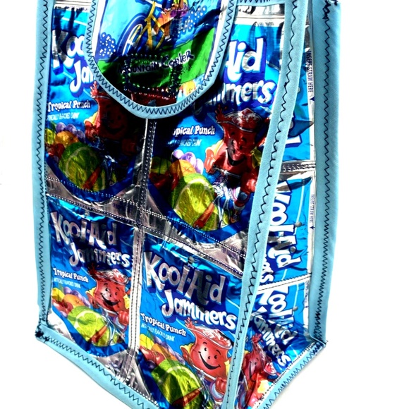 Kool-Aid Jammers Lunch Bag Tote Pouch Handmade Handle School Children Kids - Picture 2 of 7